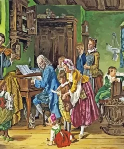 Johann Bach Family Paint By Numbers