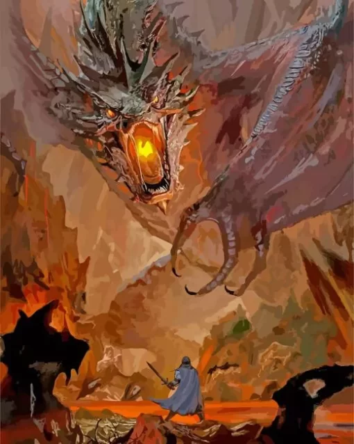 Mad Smaug Paint By Numbers