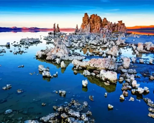 Mono Lake Paint By Numbers