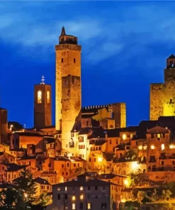 San Gimignano Paint By Numbers