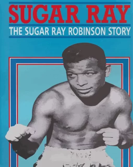 Sugar Ray Robinson Poster Paint By Numbers