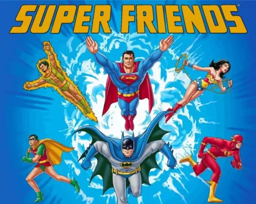 Super Friends Paint By Numbers