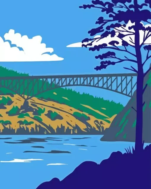 Deception Pass Paint By Numbers