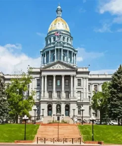 Denver State Capitol Paint By Numbers