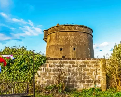 Dublin Martello Tower Paint By Numbers