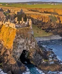 Dunluce Castle Ireland Paint By Numbers