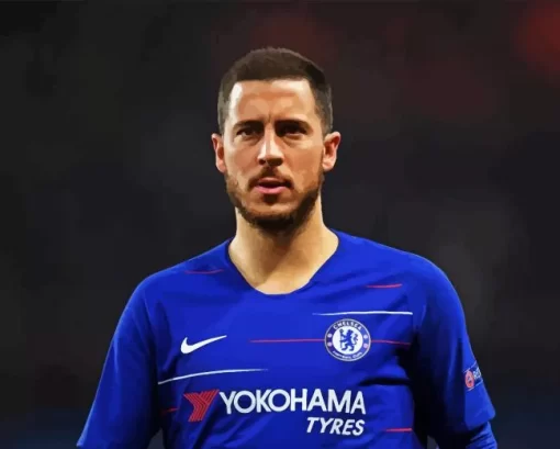 Eden Hazard Paint By Numbers