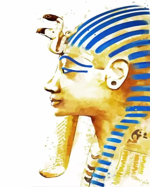 Egyptian King Tut Paint By Numbers