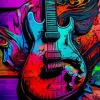 Electric Guitar Art Paint By Numbers