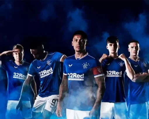 Football Rangers Paint By Numbers