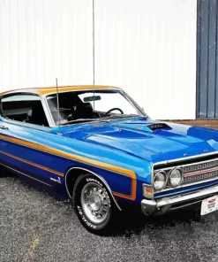 Ford Torino Paint By Numbers