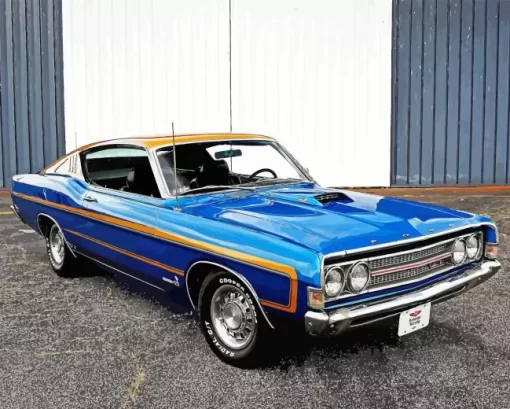 Ford Torino Paint By Numbers