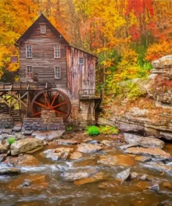 Glade Creek Grit Mill Paint By Numbers