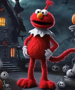 Halloween Elmo Paint By Numbers