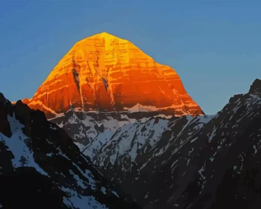 Kailash Mansarovar Paint By Numbers