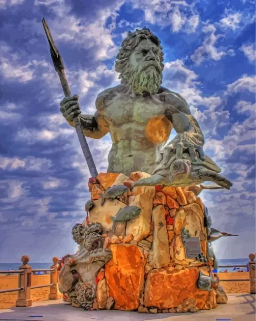 King Neptune Virginia Paint By Numbers