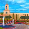 Newport Beach Temple Paint By Numbers