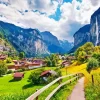 Lauterbrunnen Paint By Numbers