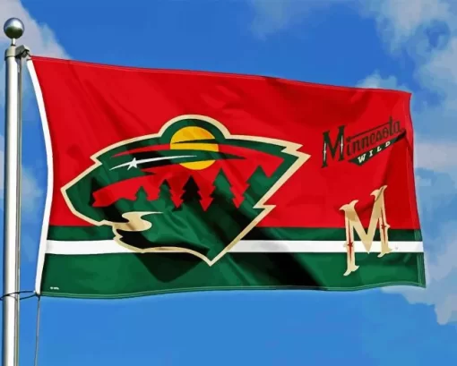 Minnesota Wild Flag Paint By Numbers