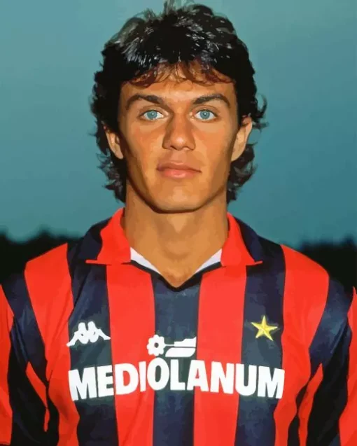 Paolo Maldini Paint By Numbers