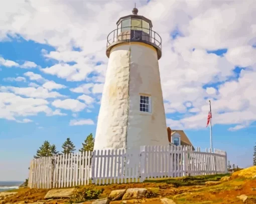 Pemaquid Point Paint By Numbers