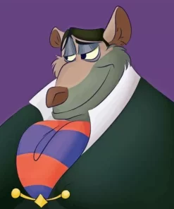 Professor Ratigan Paint By Numbers