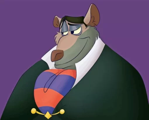 Professor Ratigan Paint By Numbers