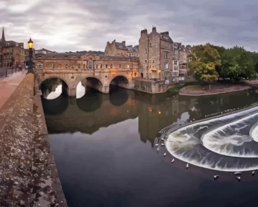 Pulteney Bridge Paint By Numbers