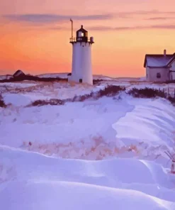 Race Point Lighthouse Paint By Numbers