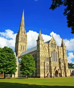 Salisbury Cathedral Paint By Numbers