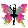 Butterfly Ballerina Paint By Numbers