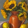 Sunflowers And Lemons Paint By Numbers