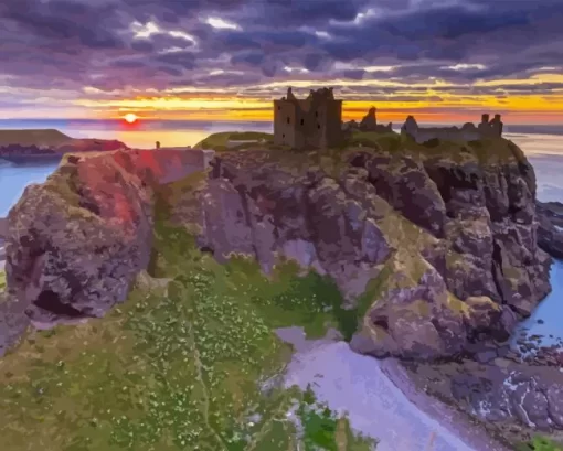 Dunnottar Castle Paint By Numbers