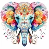 Elephant Mandala Paint By Numbers