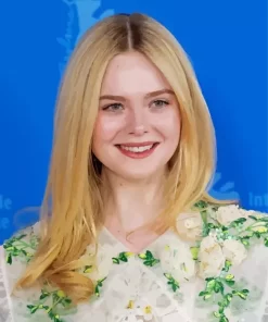 Elle Fanning Paint By Numbers