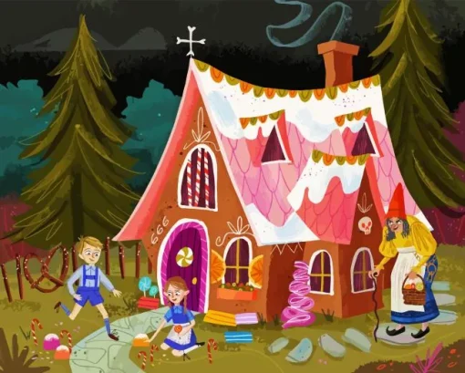 Hansel And Gretel Paint By Numbers