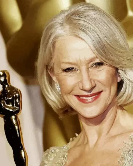 Helen Mirren Paint By Numbers