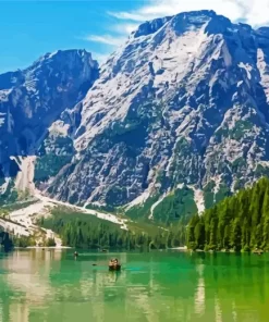 Lake Braies Paint By Numbers