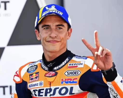 Marc Marquez Paint By Numbers