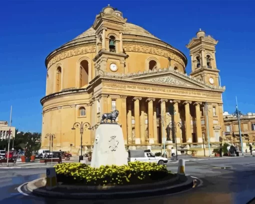 Mosta Dome Paint By Numbers