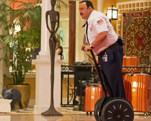 Paul Blart Paint By Numbers