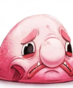 Sad Blobfish Paint By Numbers