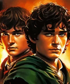 Sam And Frodo Paint By Numbers