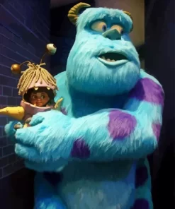 Sulley And Boo Paint By Numbers