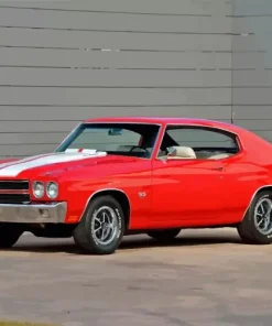 Red Chevelle Super Paint By Numbers