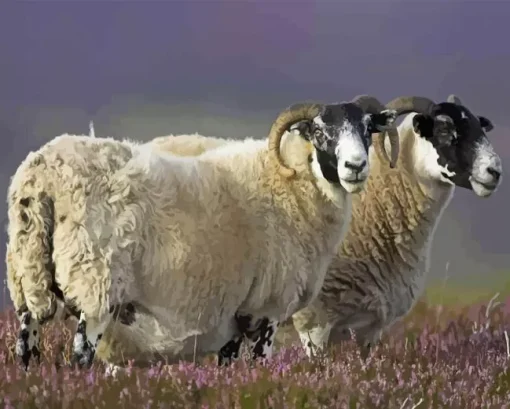 The Scottish Sheep Paint By Numbers