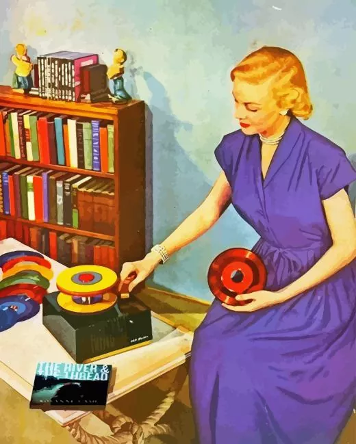 Vintage Lady Paint By Numbers