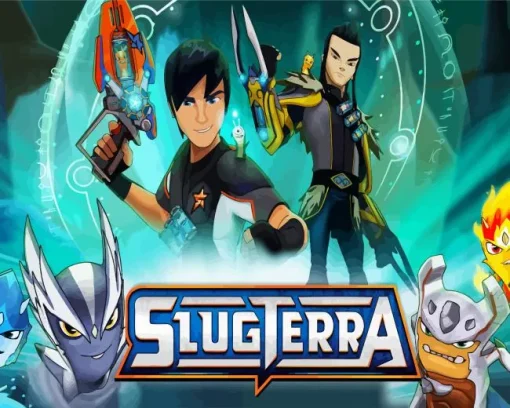 Slugterra Poster Paint By Numbers