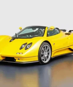 Yellow Zonda Paint By Numbers