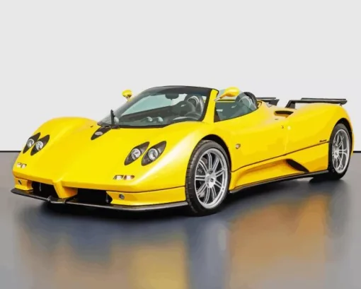 Yellow Zonda Paint By Numbers